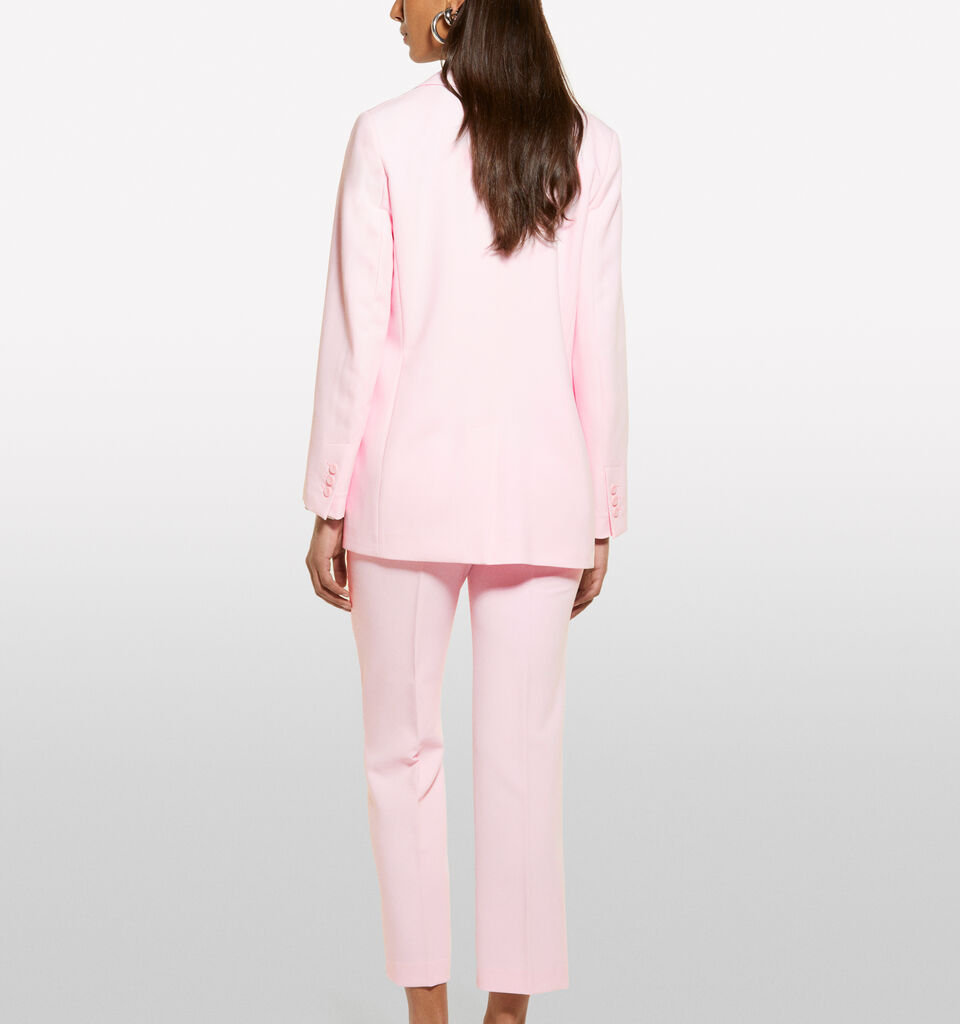 Pink formal trousers - women's regular fit trousers - Soft Pink | Sisley image number 3